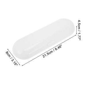 Glossy Electric Toothbrush Travel Case for Philips for Sonicare for Pro for iO and Other Electric Toothbrush White