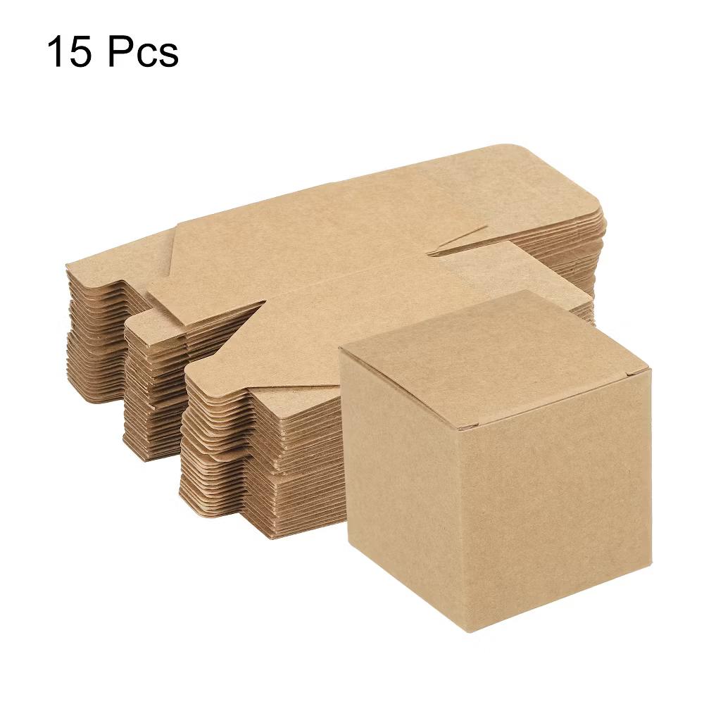 Recycled Corrugated Paper Craft DIY Gift Boxes 15 Pcs - Image 19