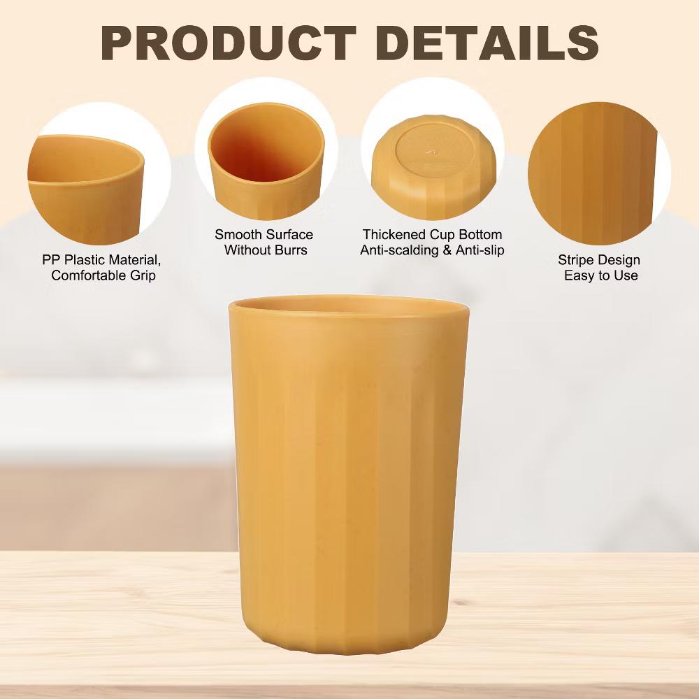 Reusable Plastic Practical Gift Bathroom Toothbrush Glasses 2.8 2.8 3.9 Inch - Image 12