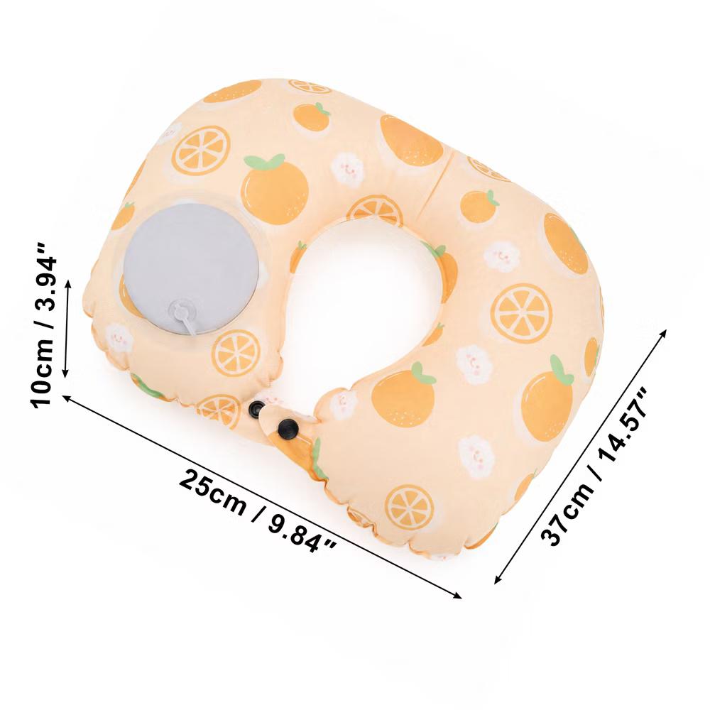 Ice Silk Inflatable Travel Pillow 1 Pc - Image 22