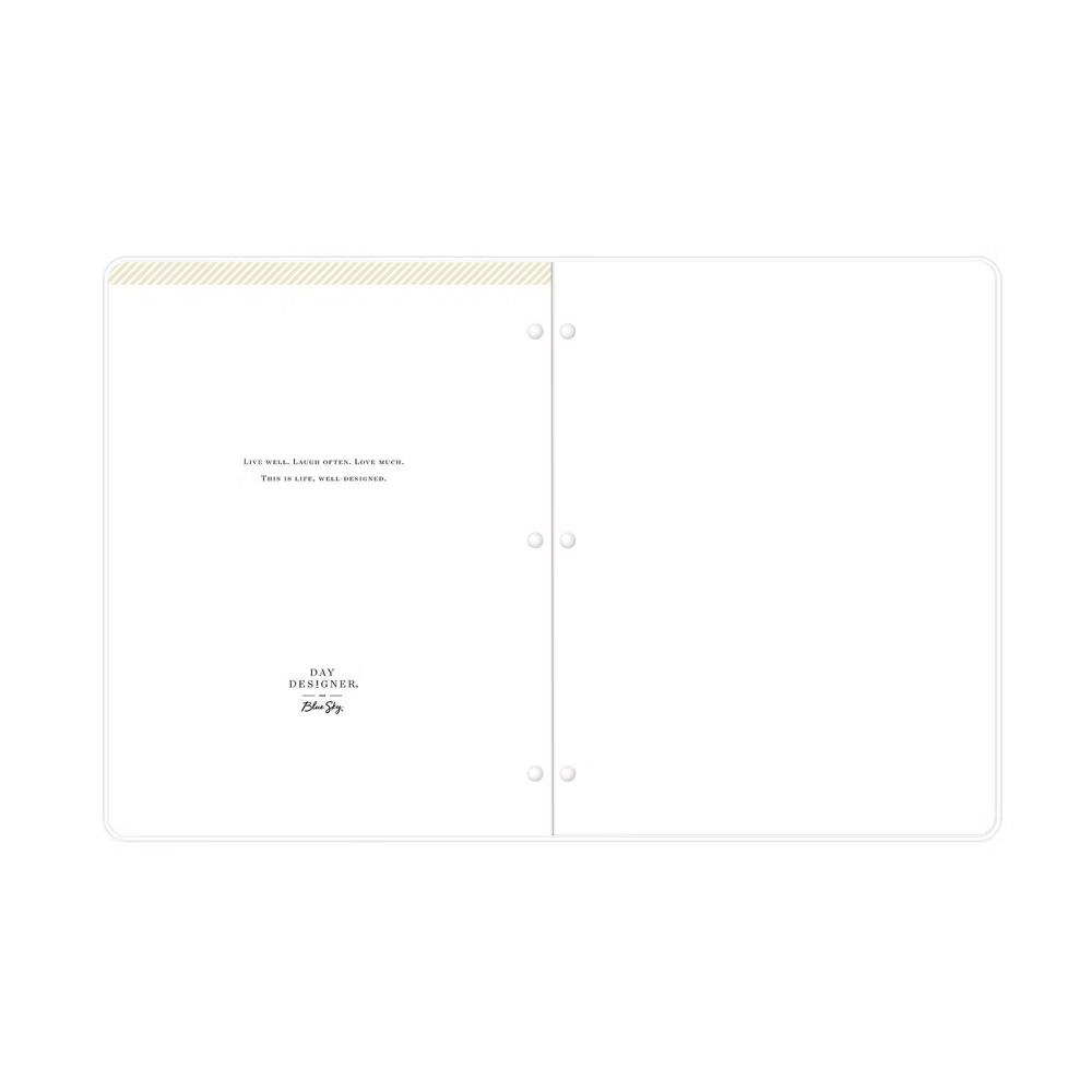 Day Designer 8.5"x11" 2026-2027 Planner Capri Clear Monthly Stapled - Image 2