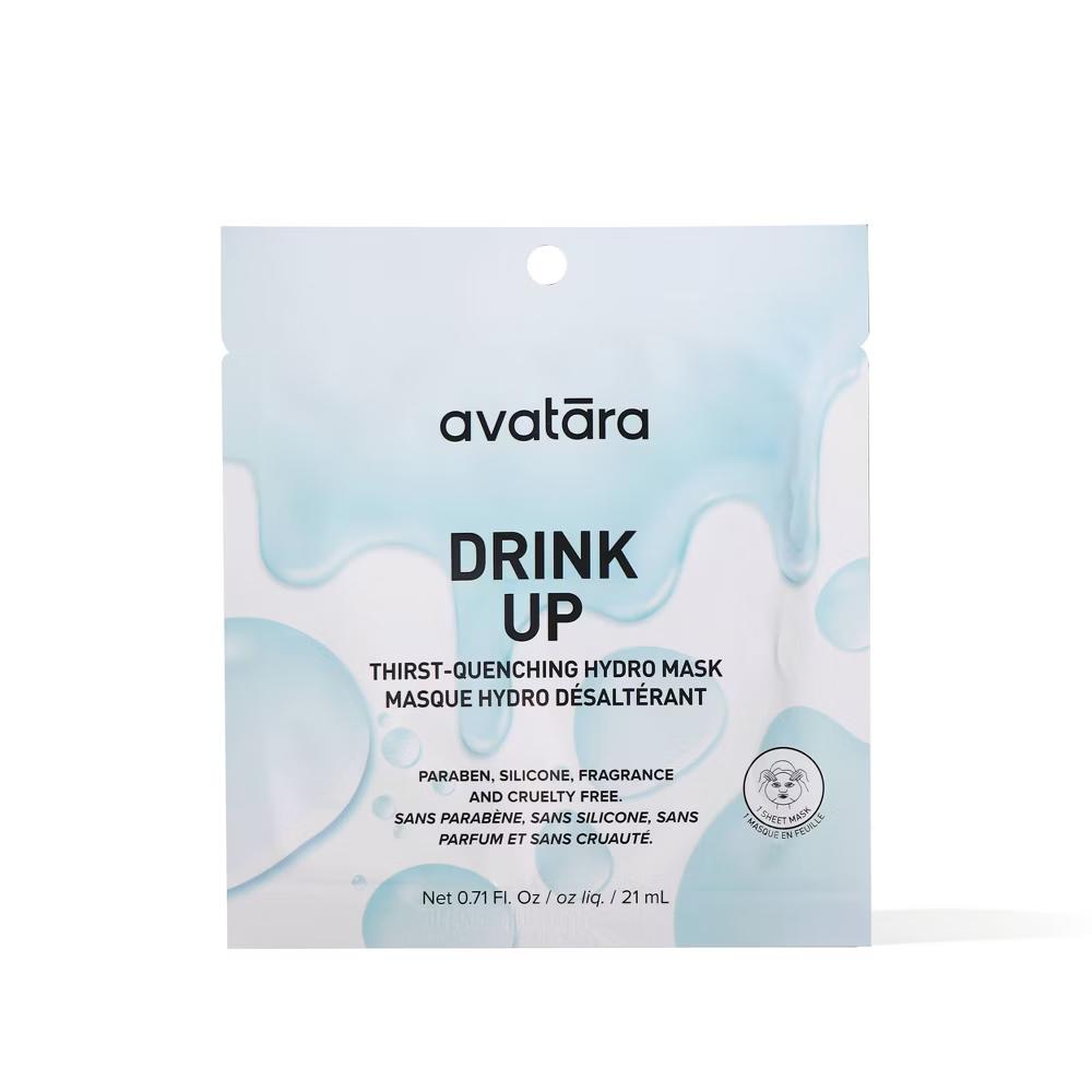 Avatara Drink Up Face Mask - 0.71 fl oz: Moisturizing, Paraben-Free, For Normal to Very Dry Skin - Image 4