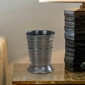 Bogart Metal Makeup Brush Holder and Toothbrush Cup - Elegant Bathroom Organizer, Steel Tumbler for Storage