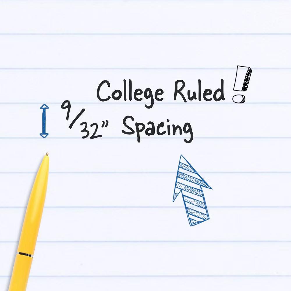 Mead 8"x10.5" College Ruled 'Chop Chop' Notebook and Stickers - Image 4