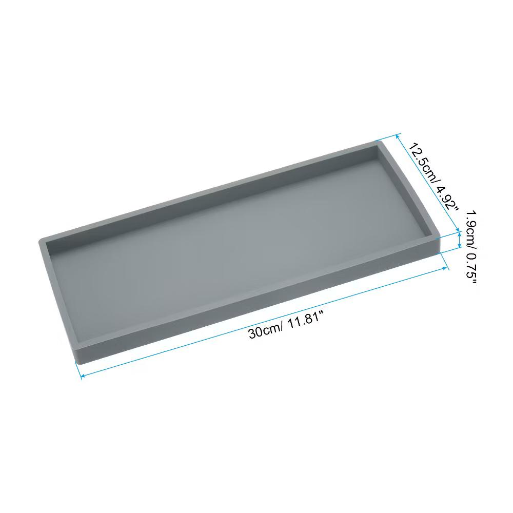 Silicone Waterproof Anti-slip Bathroom Soap Dispenser Tray - Image 11