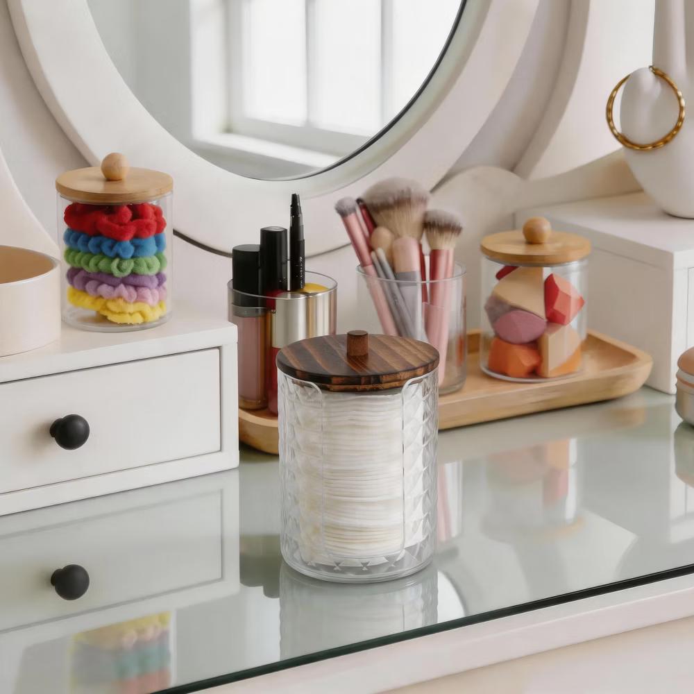 Diamond-pattern Bath Canister 1 Pc - Image 5