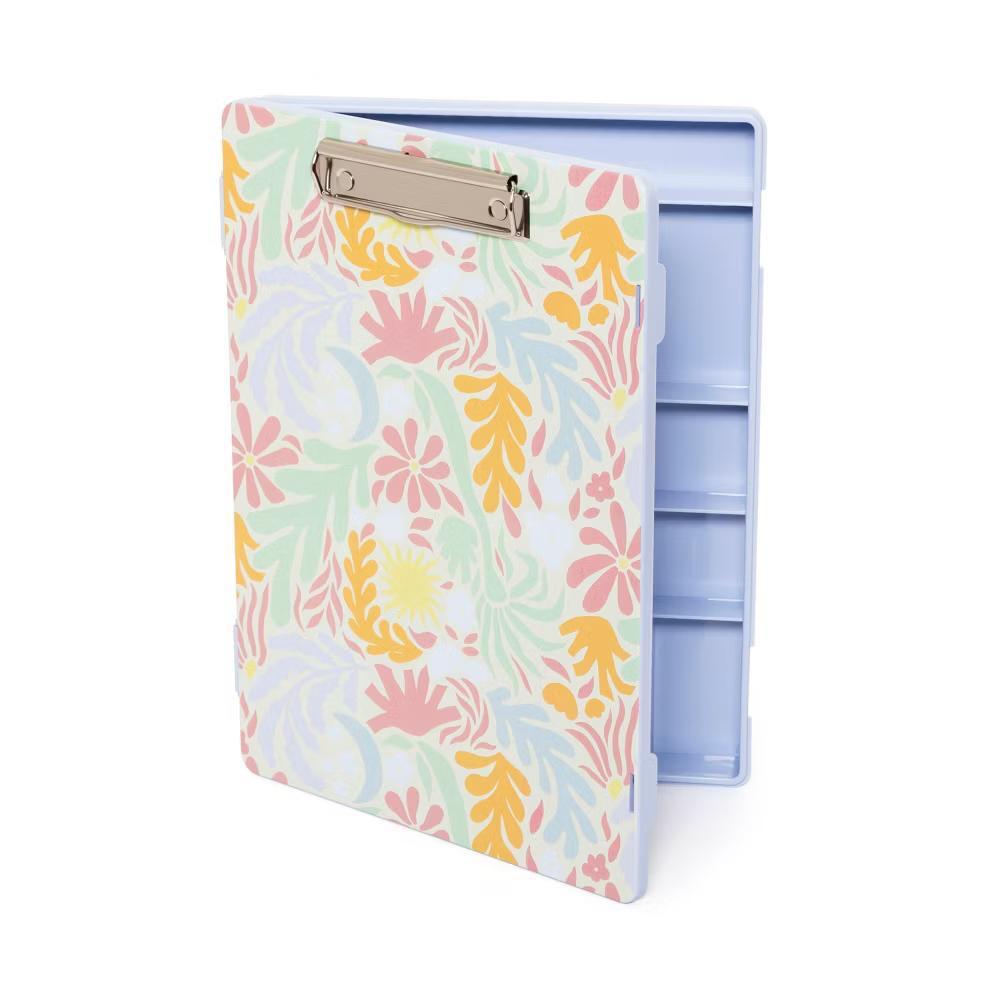 13" Floral Storage Clipboard Teacher Binder - Image 5