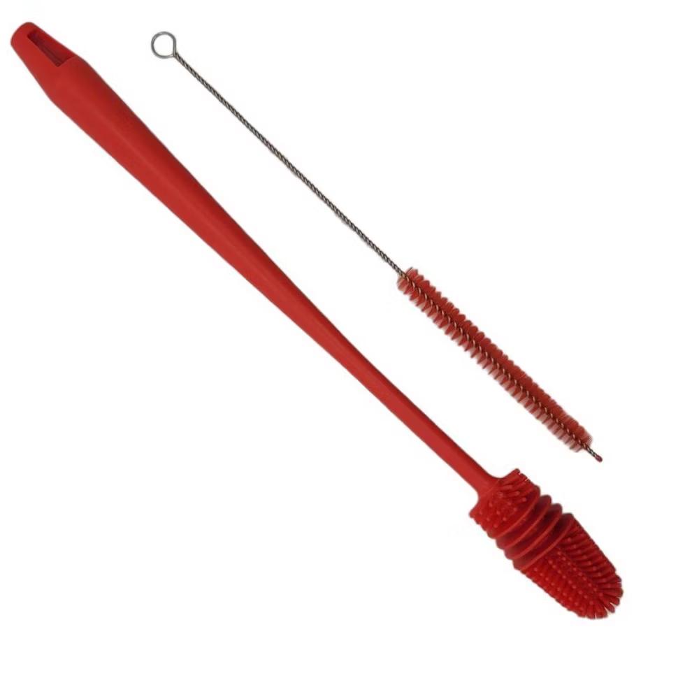 Handy Housewares 13" Long Reusable Drinking Bottle & Straw Cleaning Brush Set - Image 4