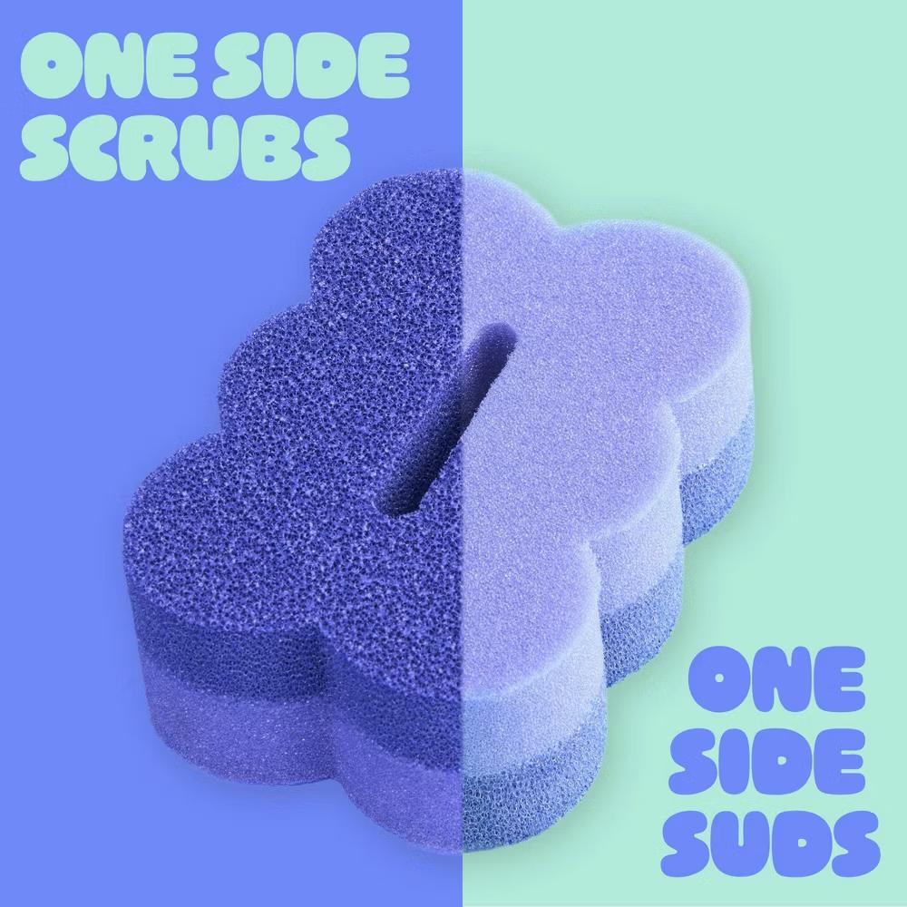 Brite by Scrub & Wipe Dish Sponge with Drain Dry Stand: Foam Material, Cleaning Tools and Accessories - Image 3
