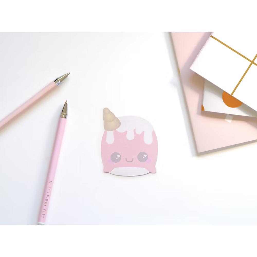 Underground Toys Glitter Galaxy Narwhal Sticky Notes - Image 5