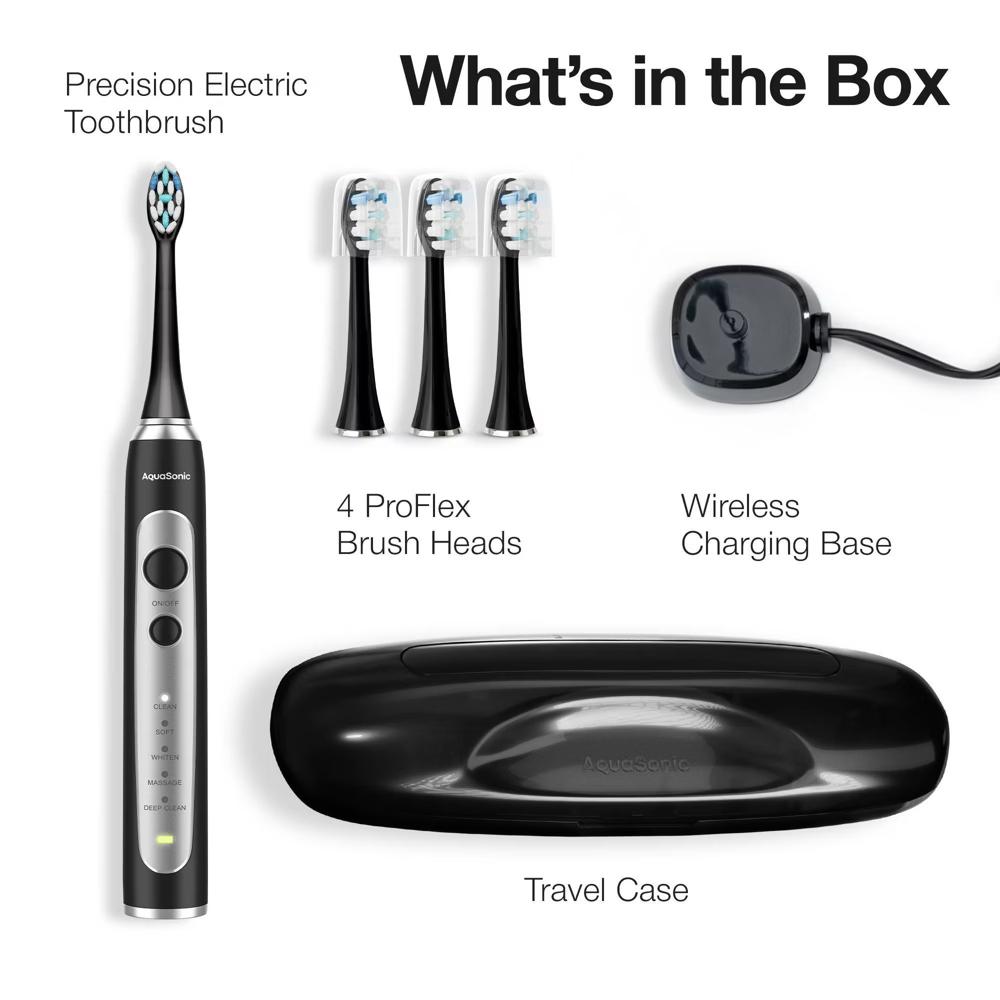 Aquasonic Precision Series Rechargeable Electric Toothbrush