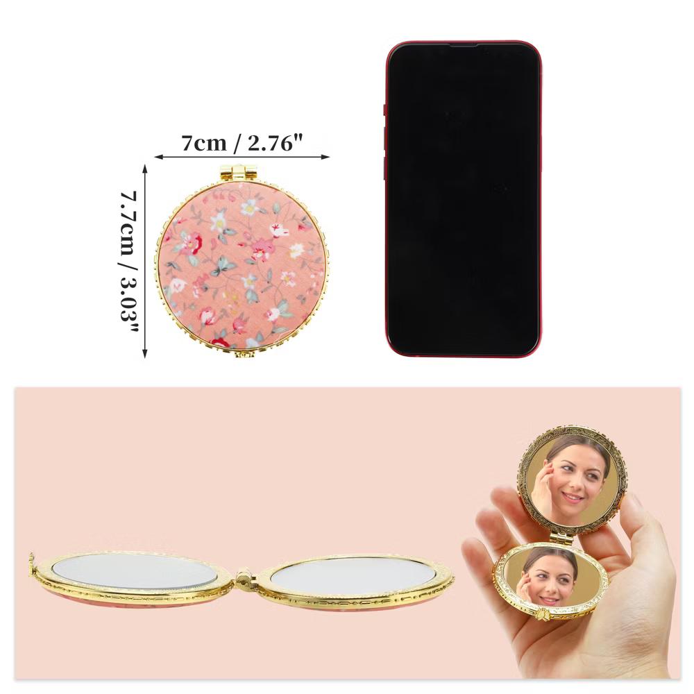 Compact Portable Round Mini Mirror for Purse 1 Pc - Image 13