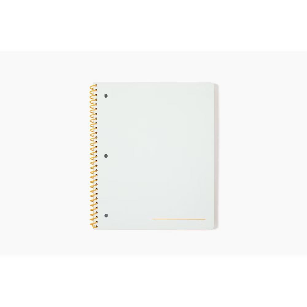 Best Year Ever 8.5"x10.5" Wide Rule Mint Orange Colorblock Notebook - Image 3