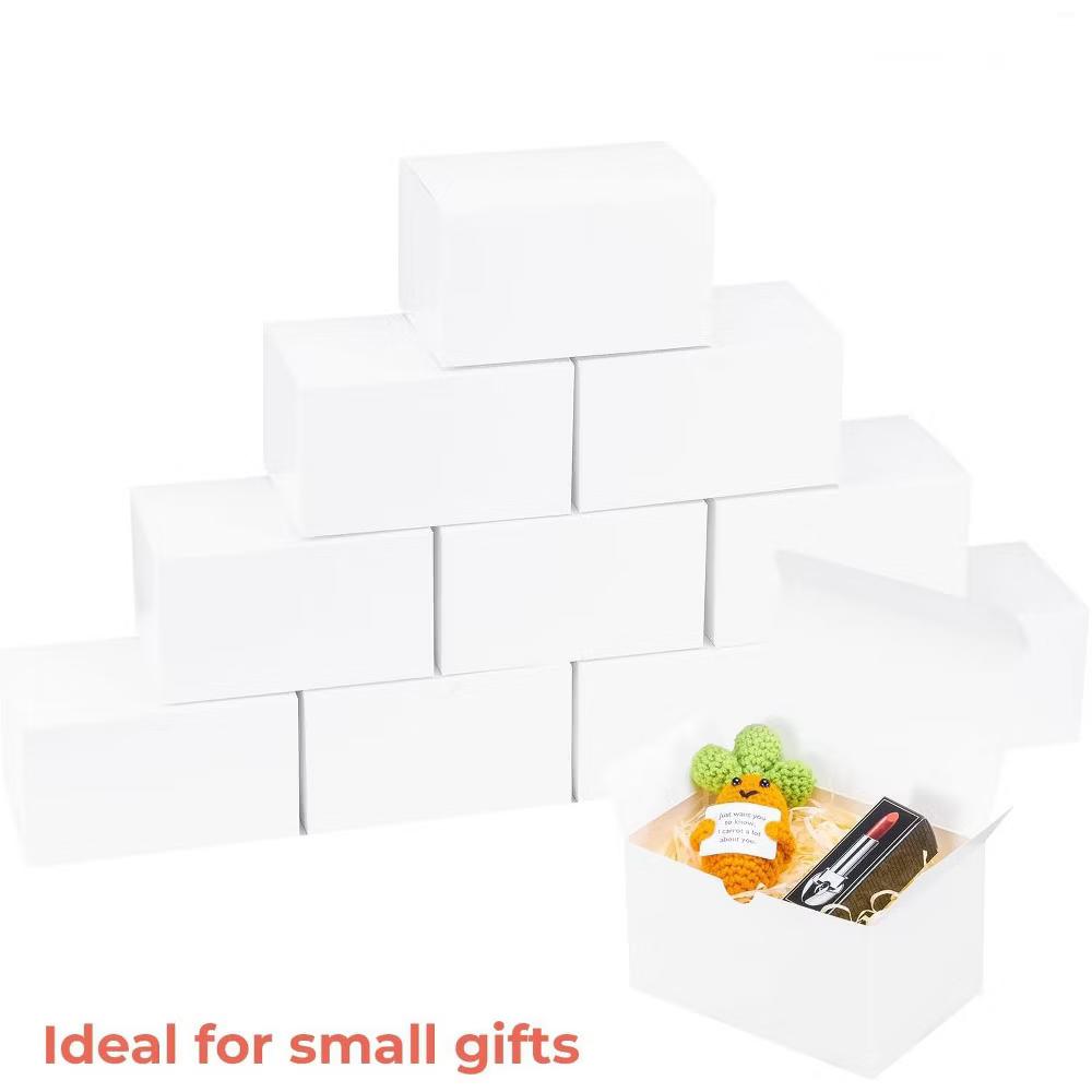 10 Pack Small White Gift Boxes with Lids 6x4x3.5 Inches for Candles Mugs Perfume Crafts Cookies and Party Favors - Image 6