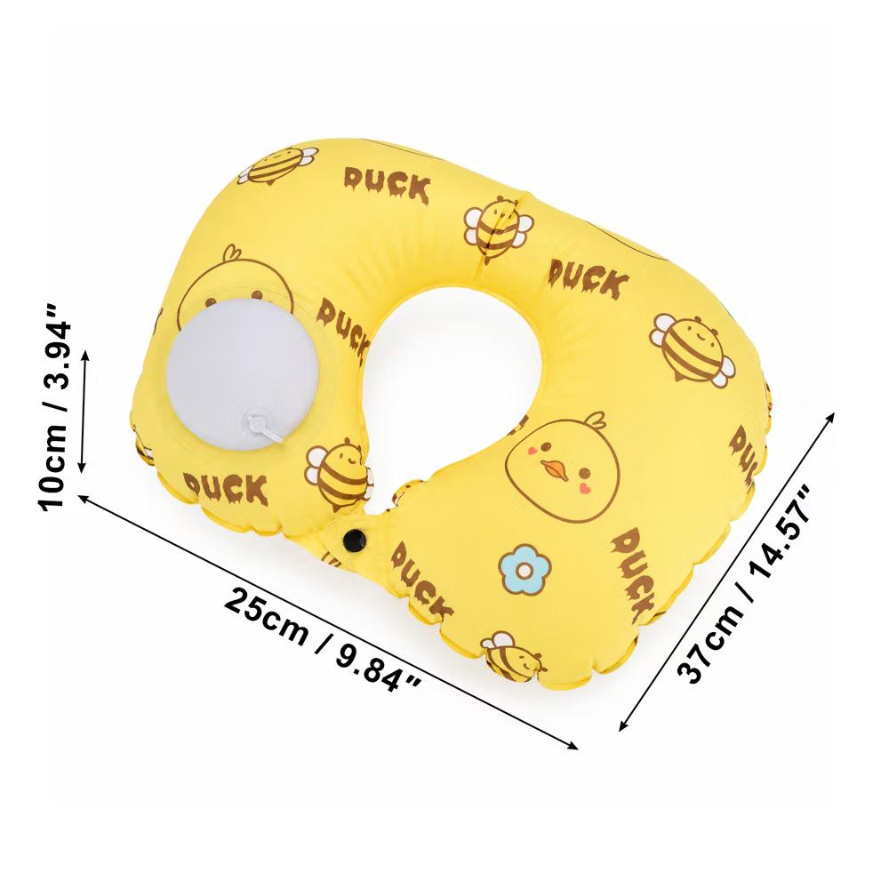 Ice Silk Inflatable Travel Pillow 1 Pc - Image 44