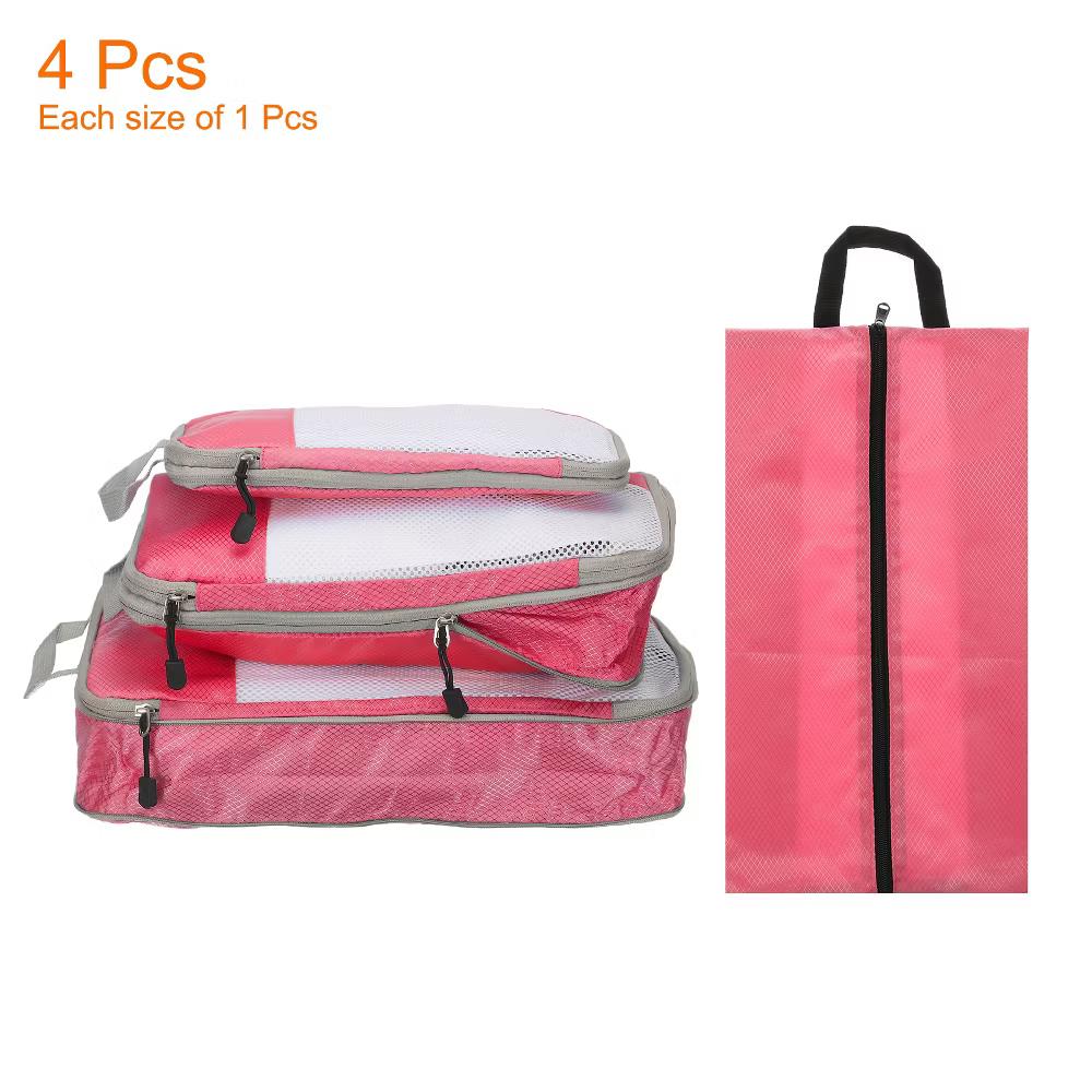 Suitcases Compression Packing Cube Waterproof Travel Luggage Organizers Bag 3 Pcs - Image 7