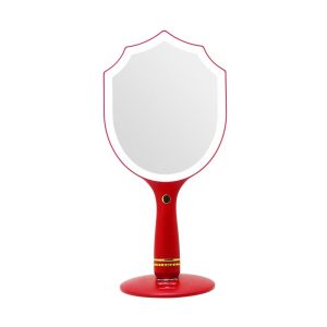 Impressions Vanity Princess Handheld Lighted Makeup Mirror, Vanity Mirrors with Standing Base