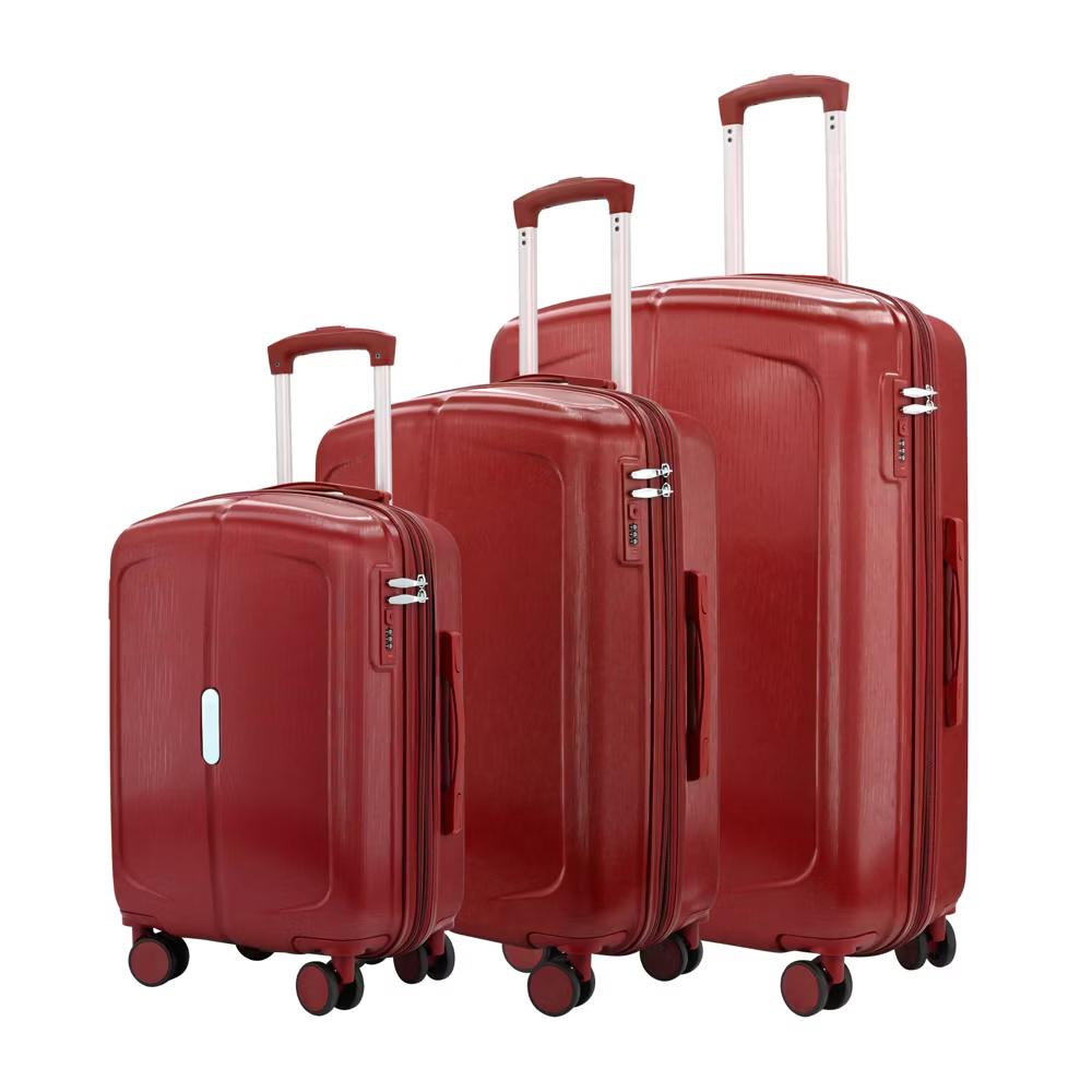 3 Piece Hardshell Luggage Set with Built-in Lock, Expandable Lightweight ABS Suitcases with Spinner Wheels (20/24/28 Inch) - Image 18