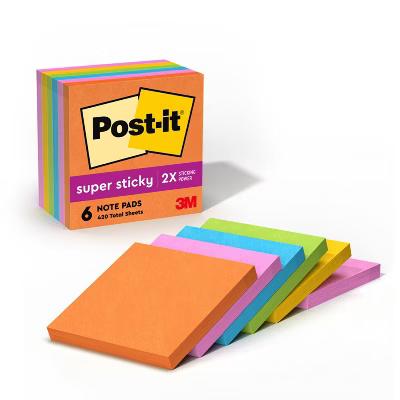 Super Sticky Notes 3" 3" Energy Boost Collection: 6 Multicolor Pads, 70 Sheets Each, Art & Design Theme - Image 12