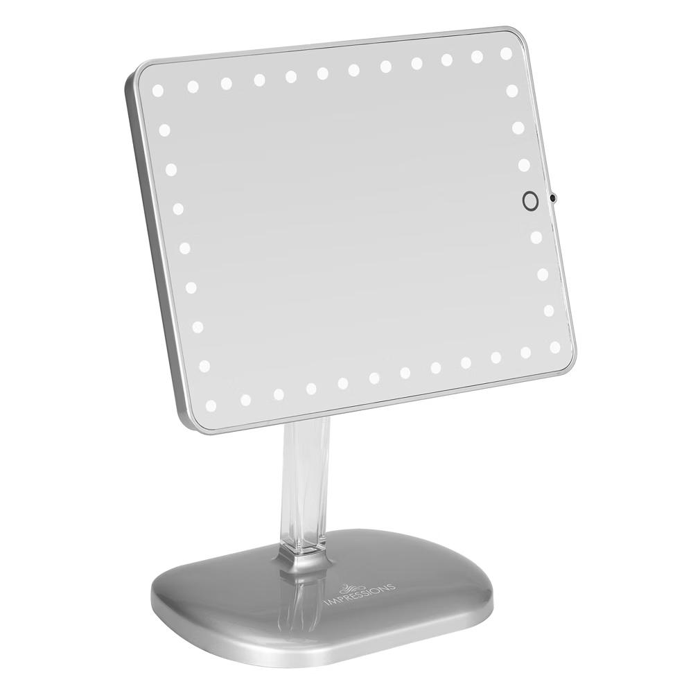 Impressions Vanity Touch Pro LED Makeup Mirror with Bluetooth Audio+Speakerphone & USB Charger - Image 8