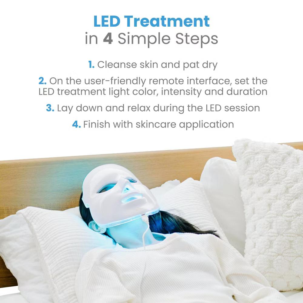 Pure Daily Care Luma LED Mask, 7-Colors Light Therapy - Image 6