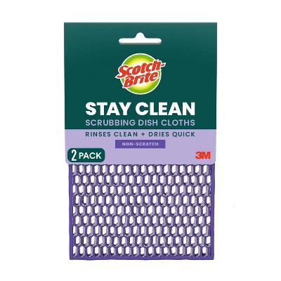 Stay Clean Scrubbing Dish Cloth Sponges - 2ct: Cellulose Material, Cleaning Tools, 8" 4.75" Size - Image 8