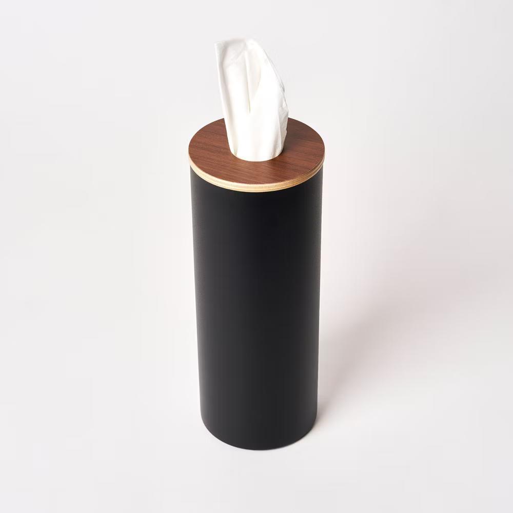 Home Round Tissue Case - Steel Wood - Image 16