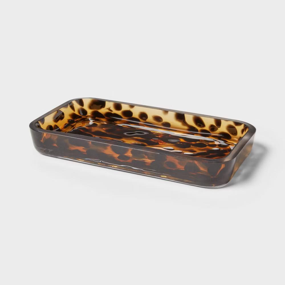 Colored Glass Tortoise Bath Tray - Image 2