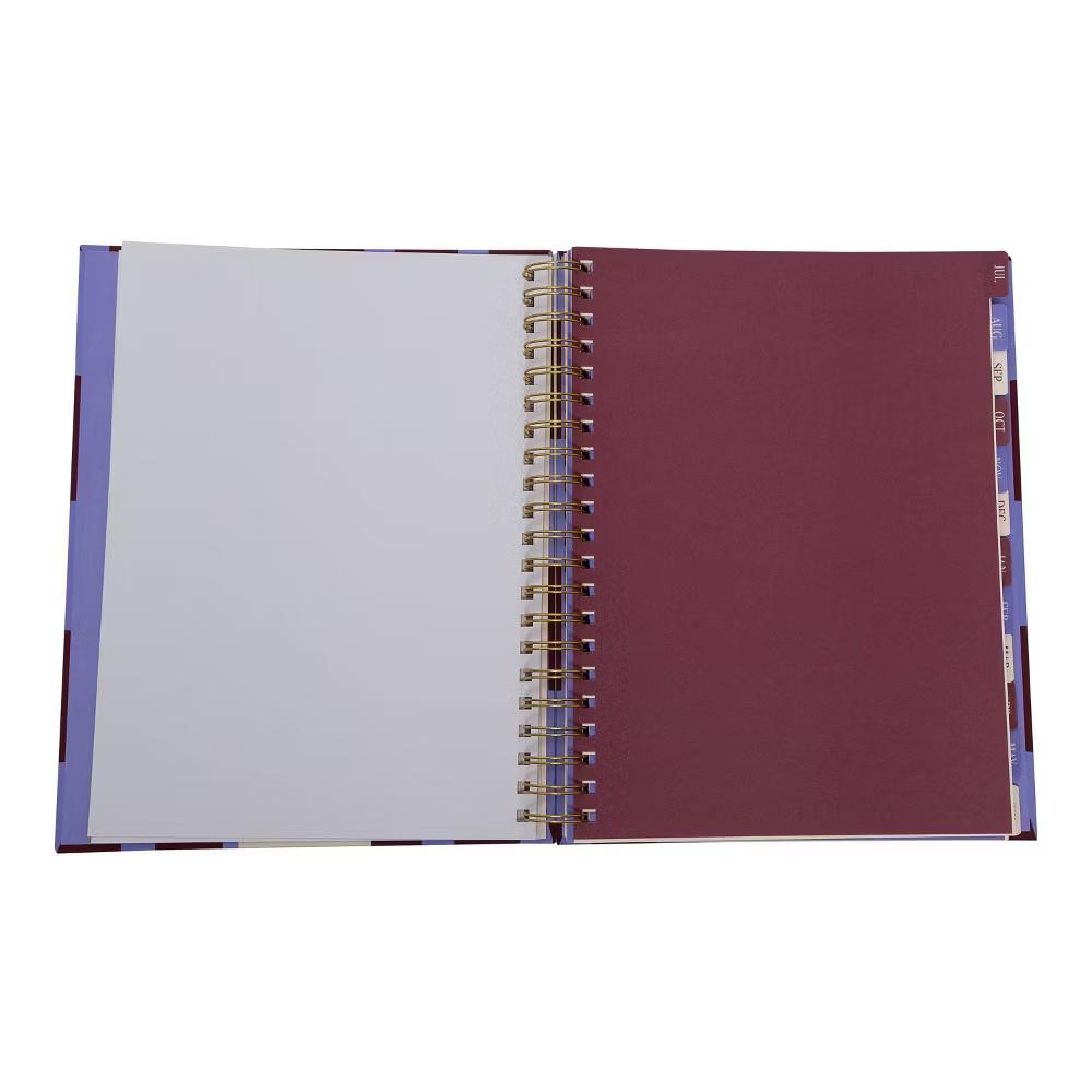 Pearhead 9.5"x11" 2026–2027 Weekly/Monthly Academic Planner with Stickers Purple/Maroon - Image 8