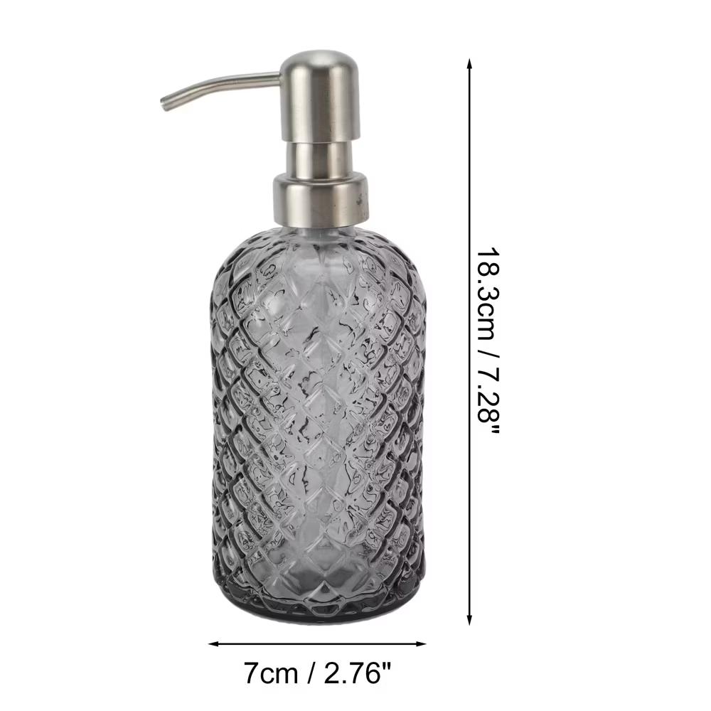 Simple Cylindrical Soap Pump Dispenser 400ml 1 Pc - Image 22