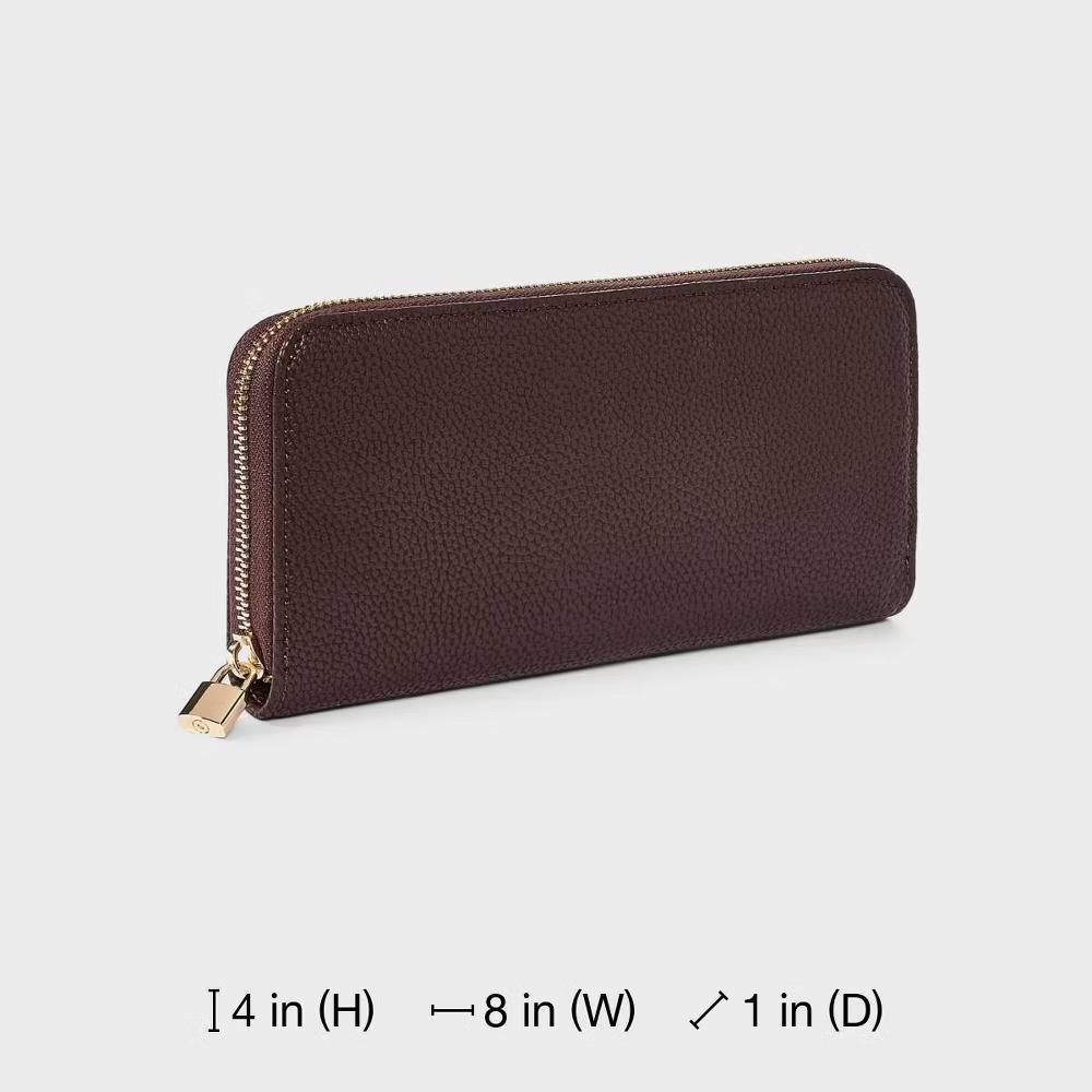 Large Zip Wallet with Charm - Image 24