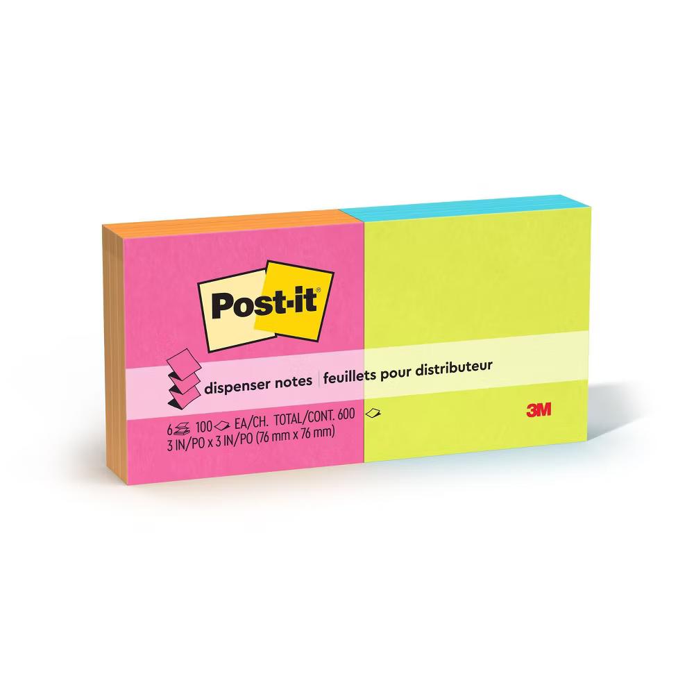 Poptimistic Pop-up Sticky Notes 6pk, 100 Sheets Each - Image 2