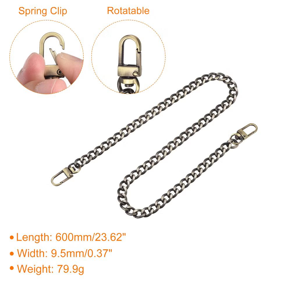 Shoulder Bag Handbag DIY Accessories Iron Flat Purse Chain Strap - Image 10