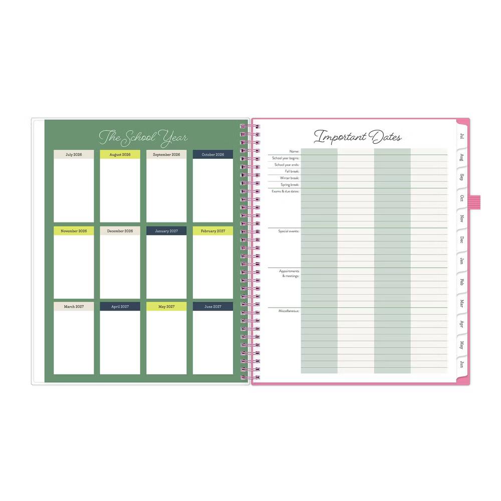 Blue Sky Your Year Parent Weekly/Monthly Planner Wirebound 8.5"x11" Rossi Floral - Image 15