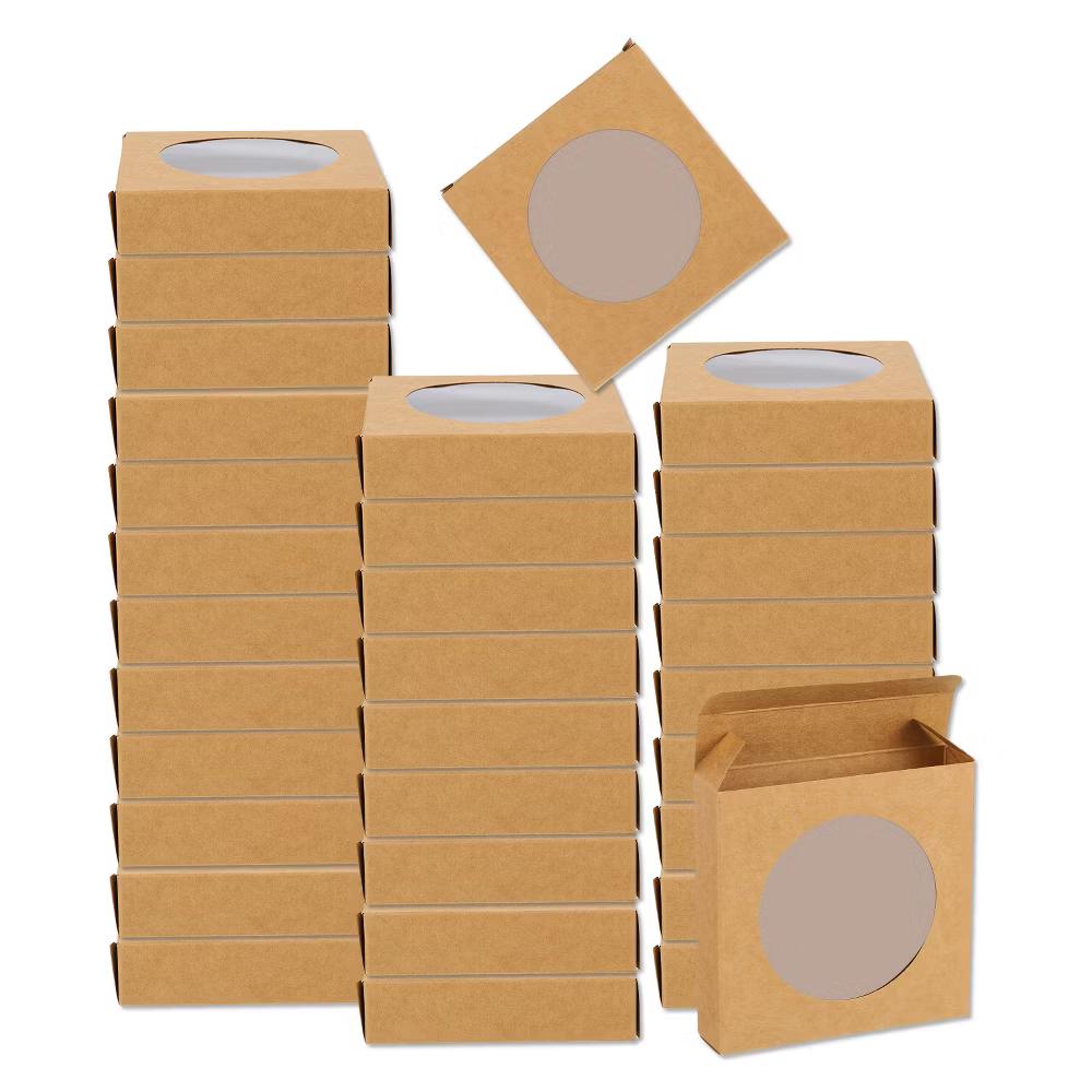 Bakery Candy Jewelry Soap Display Kraft Mini Gift Boxes 32 Pcs - Image 54