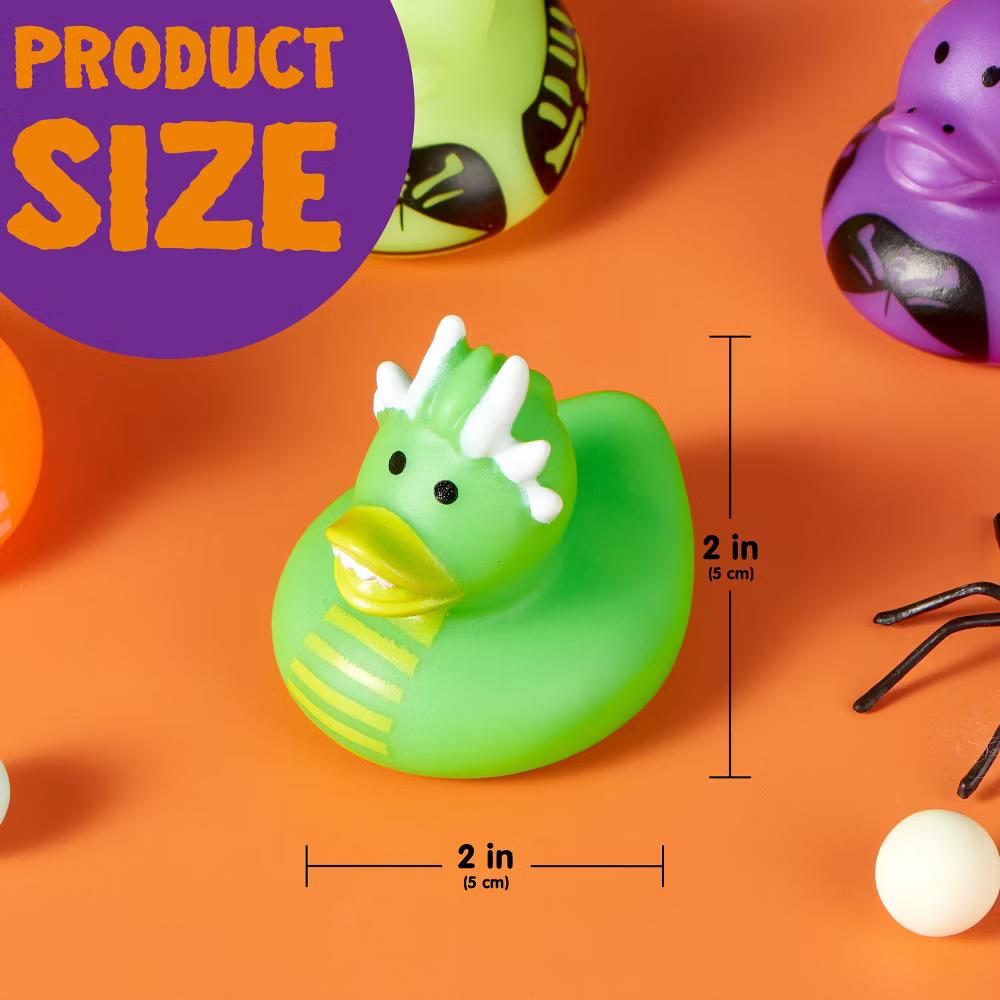 Halloween Party Supplies, Rubber Ducks Party Toys for Halloween Goodie Bag Fillers Decorations School Classroom Game Prizes Baby Bath Toy - Image 41