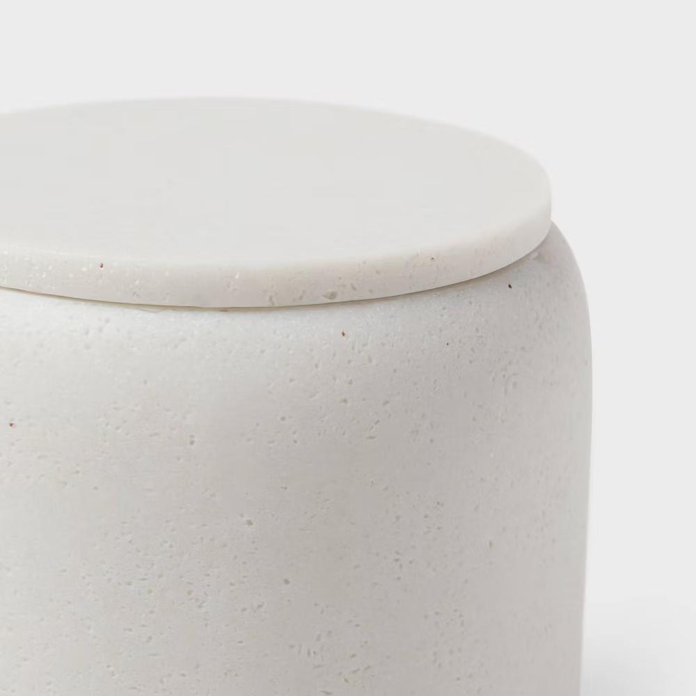Concrete Resin Collection Covered Jar