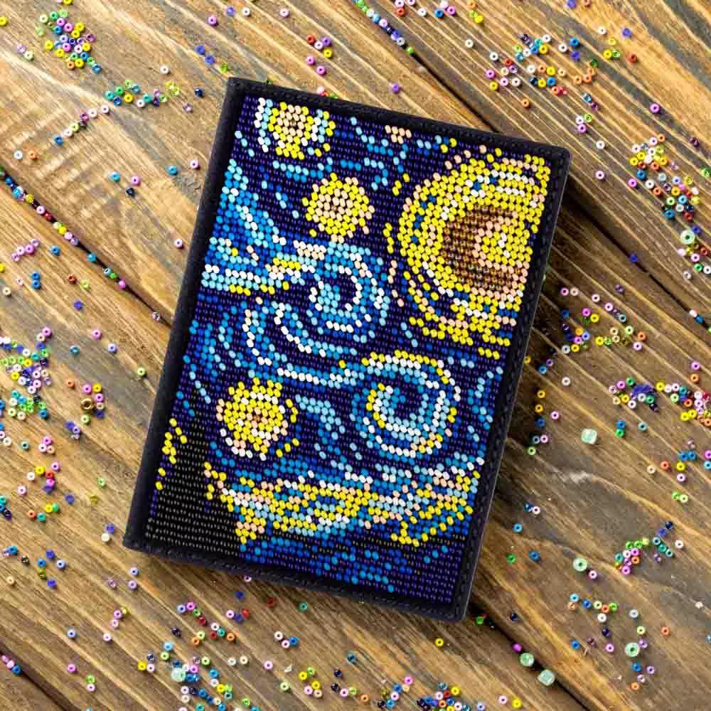 Crafts Bead embroidery kit on artificial leather FLBB-058
