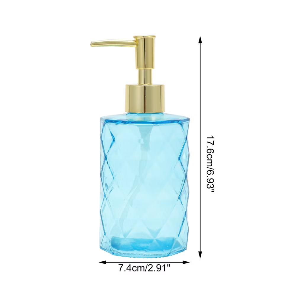 Reusable Diamond-shaped Soap Dispenser 11.16oz 1 Pc - Image 4