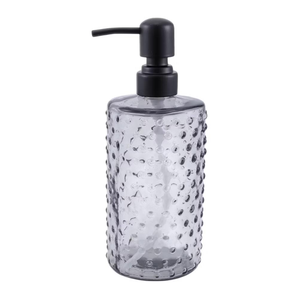 Elegant Polka Dot Pattern Soap Pump Dispenser for Bathroom 16.9oz 1 Pc - Image 30