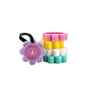 Spongelle Daisy Flower Collection Bath Sponges - French Lavender