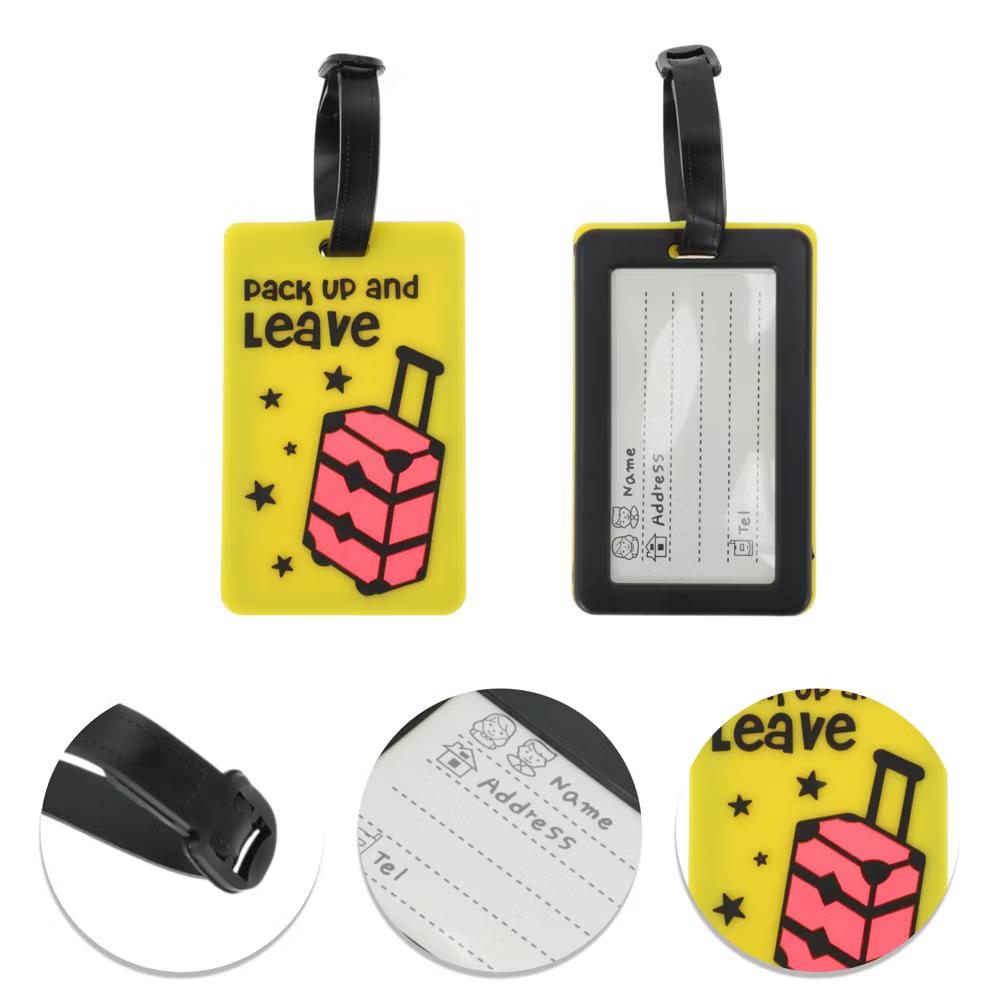 Trolley Case Pattern Luggage Tag 1 Pc - Image 12