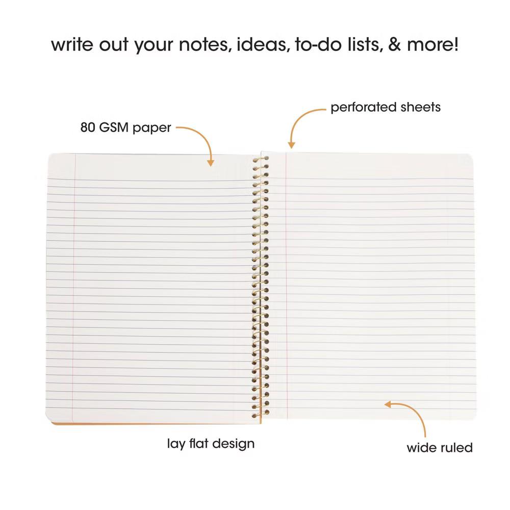 Pearhead 8"x10" College Rule Dog Spiral Notebook 200 Pages - Image 2