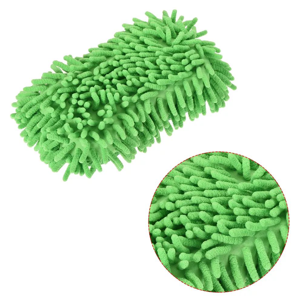 Microfiber Chenille Wash Gloves Washing Sponge Mitten Dry Duster for Daily Cleaning - Image 7