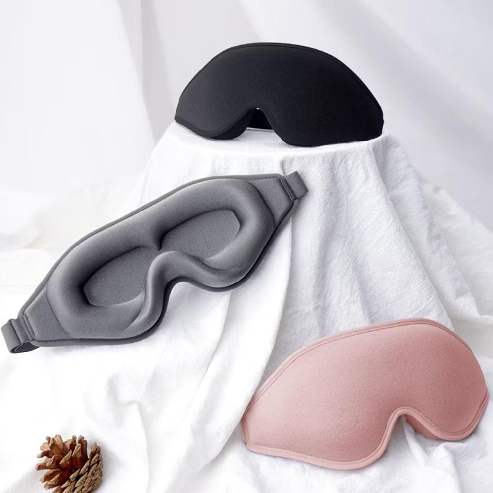 3D Contoured Sleep Eye Mask with Memory Foam Padding Adjustable Strap and Full Light Blocking Design - Image 7