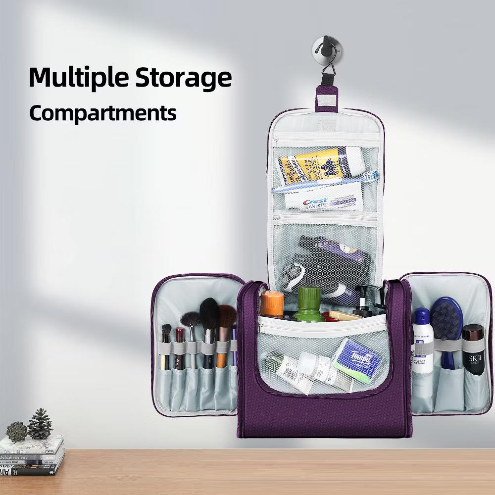Large Capacity Toiletry Bag for Women and Men, Hanging Toiletry Organizer Cosmetics Makeup Bag - Image 45