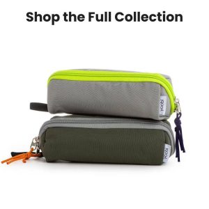 Single Zip Pencil Pouch with Handle - Hunter Green, School Supplies