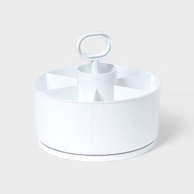Spinning Caddy 10"x6" White, Teacher Supplies - Image 2