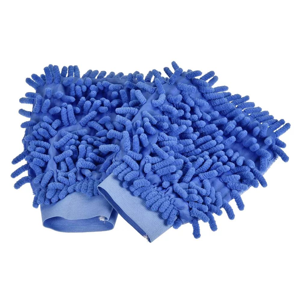 Chenille Reusable Scratch-Free Cleaning Gloves for Home Kitchen 2 Pcs - Image 7