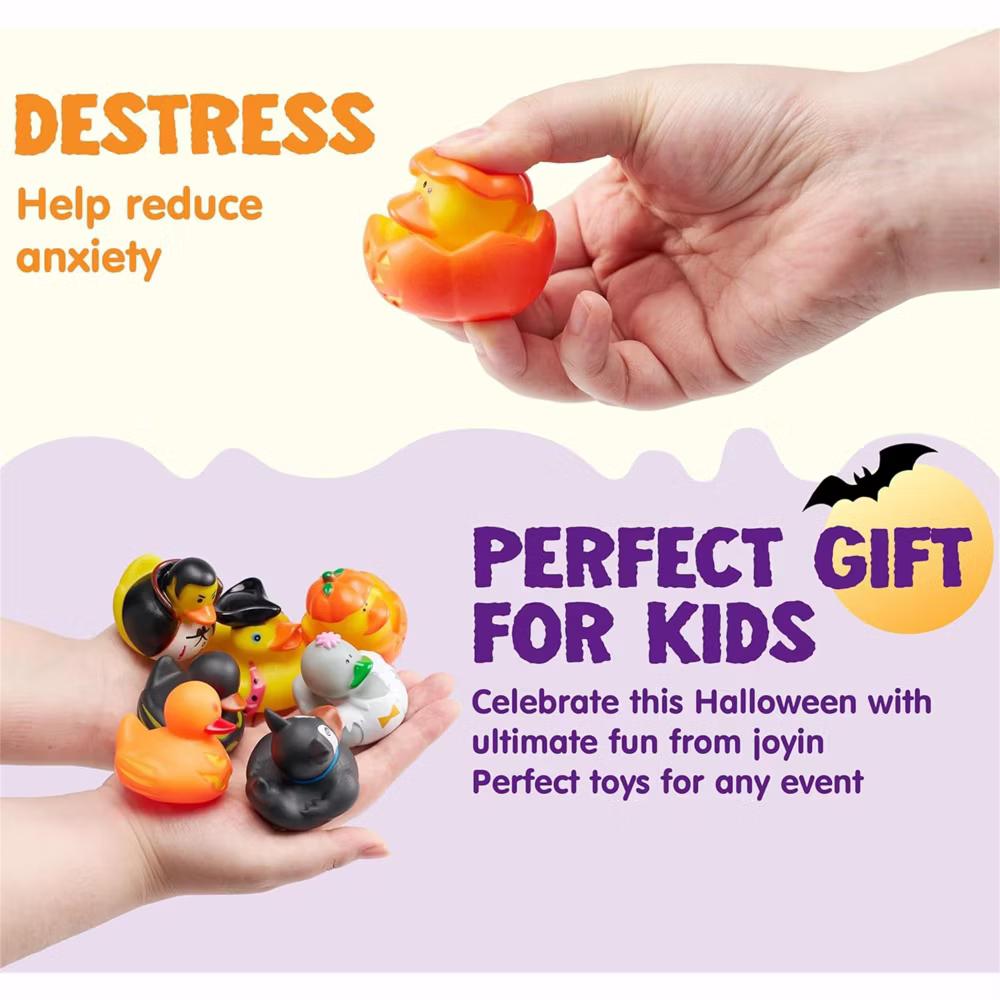 Halloween Party Supplies, Rubber Ducks Party Toys for Halloween Goodie Bag Fillers Decorations School Classroom Game Prizes Baby Bath Toy - Image 10